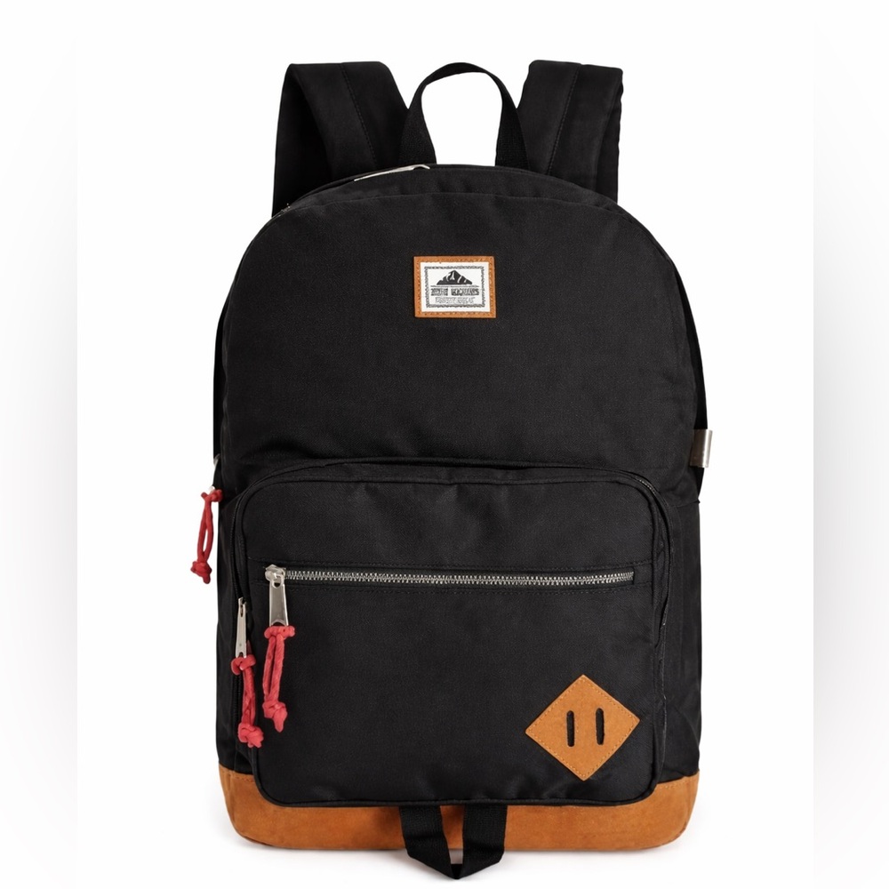 Steve Madden Black and Tan Unisex Backpack